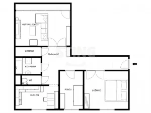 Prodej bytu 3+1, Ostrava, Jugoslávská, 77 m2