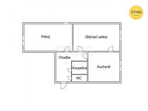 Pronájem bytu 2+1, Studénka, Mírová, 55 m2