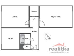 Prodej bytu 2+1, Opava - Kateřinky, Holasická, 59 m2