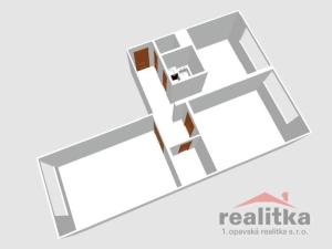 Prodej bytu 2+1, Opava - Kateřinky, Holasická, 59 m2