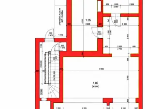 Pronájem obchodního prostoru, Hodonín, Národní třída, 119 m2