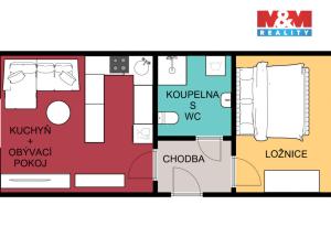 Prodej bytu 1+1, Ústí nad Orlicí, 17. listopadu, 37 m2