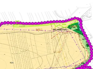 Dražba pole, Záluží, 8654 m2