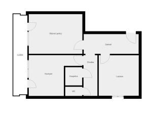 Pronájem bytu 2+1, Hradec Králové - Březhrad, Březhradská, 54 m2