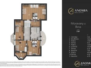 Prodej rodinného domu, Moravany, Pod Remízkem, 322 m2