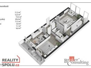 Pronájem bytu 3+1, Pardubice - Rosice, Oskara Brázdy, 82 m2