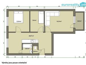 Prodej bytu 2+1, Sokolov, Jelínkova, 60 m2