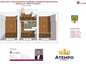 Prodej bytu 2+1, Nebahovy, 59 m2