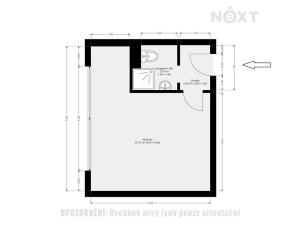 Pronájem bytu 1+kk, Pardubice, Prodloužená, 30 m2