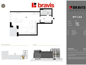 Pronájem bytu 2+kk, Brno - Staré Brno, Fuchsova, 64 m2