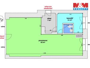 Pronájem obchodního prostoru, Ostrava - Mariánské Hory, 28. října, 90 m2