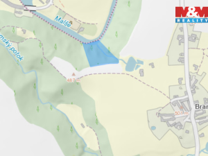 Prodej lesa, Římov - Branišovice, 9271 m2