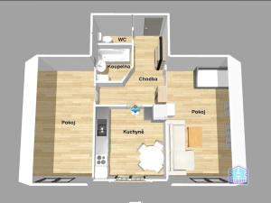 Prodej bytu 2+1, Měčín, Sadová, 60 m2