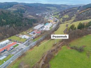 Prodej komerčního pozemku, Vsetín, 1164 m2