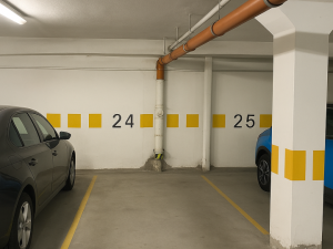 Pronájem garážového stání, Praha, U kříže, 14 m2