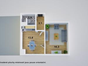 Prodej bytu 1+1, Ústí nad Labem, Peškova, 35 m2