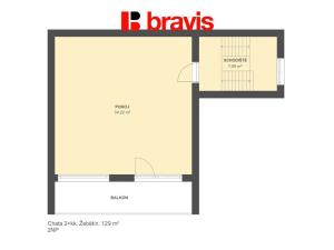 Pronájem chaty, Brno - Žebětín, 129 m2