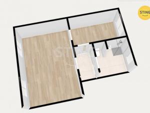 Pronájem kanceláře, Hodonín, Brandlova, 54 m2