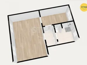 Pronájem kanceláře, Hodonín, Brandlova, 54 m2