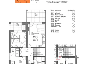 Prodej bytu 3+kk, Písek, Dolní, 84 m2