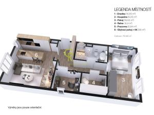 Prodej bytu 3+kk, Praha - Háje, Horčičkova, 73 m2