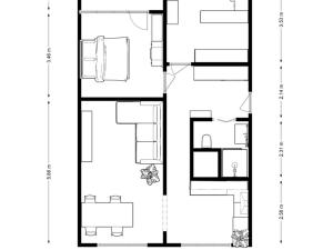 Pronájem bytu 3+1, Chomutov, Svahová, 69 m2