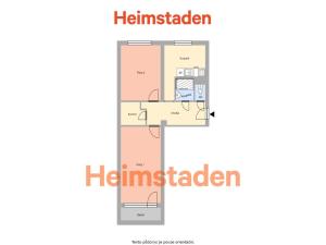 Pronájem bytu 2+1, Ostrava - Moravská Ostrava, Sokolská třída, 57 m2
