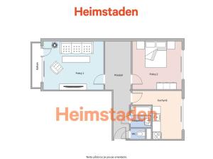 Pronájem bytu 2+1, Ostrava - Zábřeh, Rottrova, 61 m2