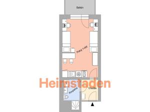 Pronájem bytu 1+kk, Plzeň - Jižní Předměstí, Magisterská, 30 m2