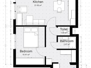 Prodej bytu 2+kk, České Budějovice - České Budějovice 2, Bezdrevská, 45 m2
