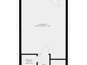 Pronájem bytu 1+kk, Praha - Prosek, Valečovská, 48 m2