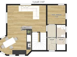 Prodej rodinného domu, Vykáň, 100 m2