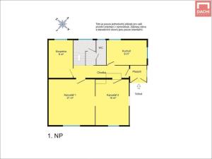 Pronájem kanceláře, Olomouc - Holice, Hamerská, 110 m2