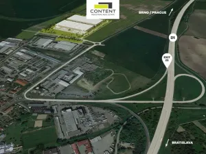 Pronájem výrobních prostor, Hustopeče, Brněnská, 11000 m2