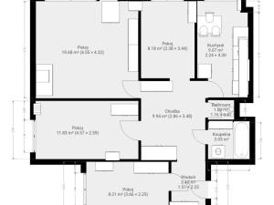 Pronájem bytu 4+1, Brno, Valtická, 76 m2