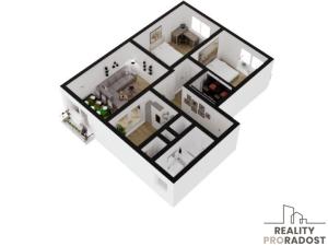 Prodej bytu 3+1, Jesenice, 92 m2