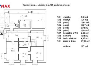 Prodej rodinného domu, Libčany, 227 m2