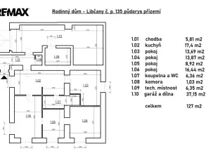 Prodej rodinného domu, Libčany, 227 m2