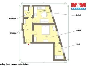 Pronájem bytu 1+1, Mariánské Lázně, Lidická, 45 m2