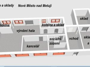 Prodej výrobních prostor, Nové Město nad Metují, Náchodská, 938 m2
