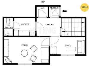 Prodej rodinného domu, Dolní Beřkovice, Nerudova, 200 m2