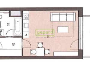 Pronájem bytu 1+kk, Praha, U plynárny, 36 m2