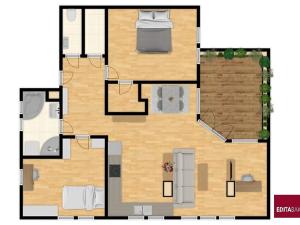 Pronájem bytu 3+kk, Olomouc, Na Tabulovém vrchu, 95 m2