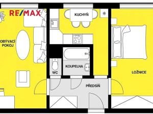Prodej bytu 2+1, Praha - Břevnov, Fajmanové, 53 m2