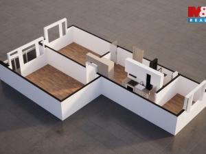 Prodej bytu 3+1, Děčín - Děčín III-Staré Město, Jezdecká, 60 m2