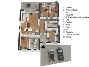 Prodej pozemku pro bydlení, Horky nad Jizerou, 984 m2