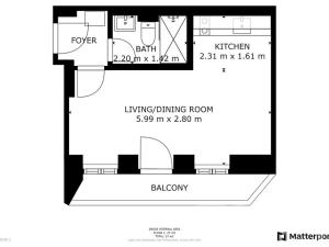 Pronájem bytu 1+kk, Praha - Libeň, Kotlaska, 25 m2