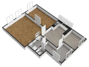 Pronájem bytu 3+kk, Praha - Holešovice, Dukelských hrdinů, 90 m2