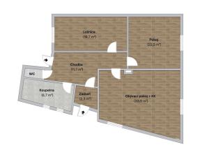 Prodej bytu 3+kk, Přísnotice, Žabčická, 99 m2