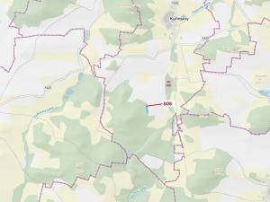 Dražba lesa, Kuřimany, 2526 m2